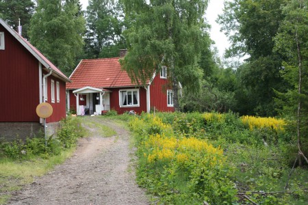 een huisje op de wandelroute